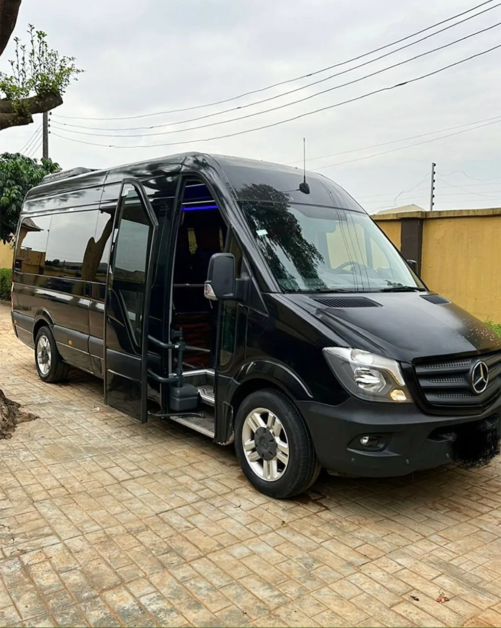 Mercedes-Benz Sprinter available for rent with a driver in Lagos